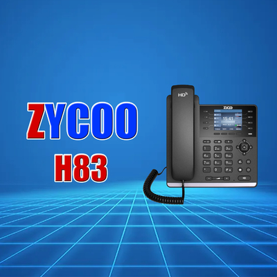 Επιτραπέζιο τηλέφωνο VoIP 10/100Mbps DC 5V PoE Υποστήριξη Επιτραπέζιο τηλέφωνο 4 γραμμών